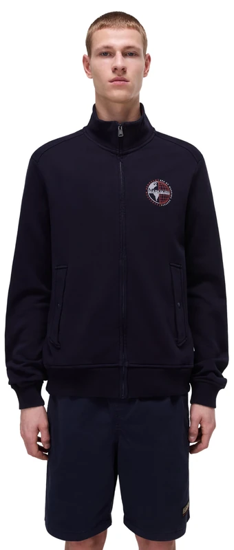 Napapijri Beril Full-Zip Sweatshirt Navy Blue