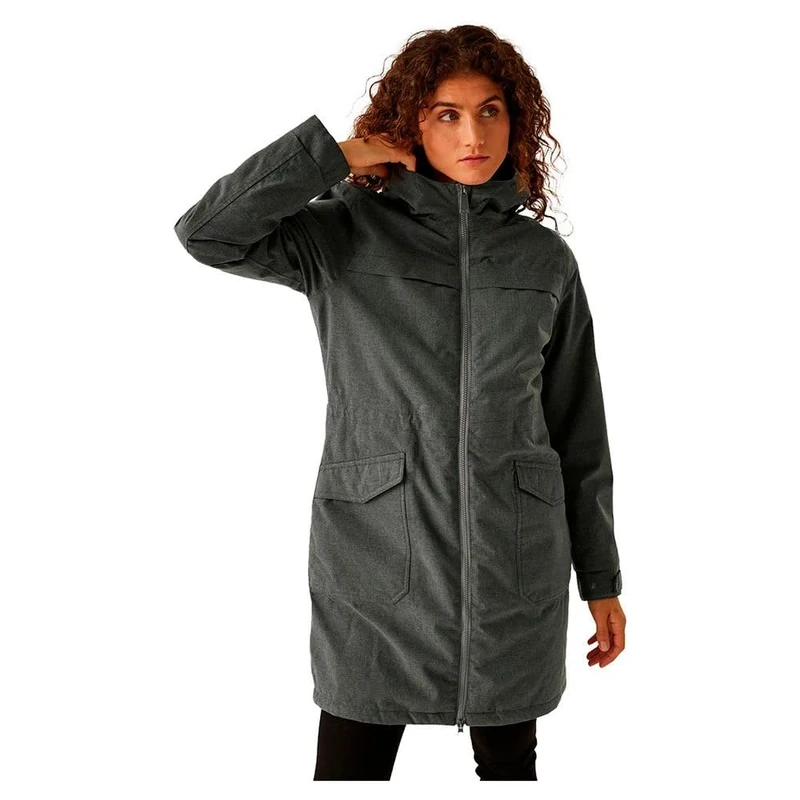 Regatta Women's Romine II Waterproof Parka Jacket with Isotex 10,000 fabric, perfect for Walking & Outdoors