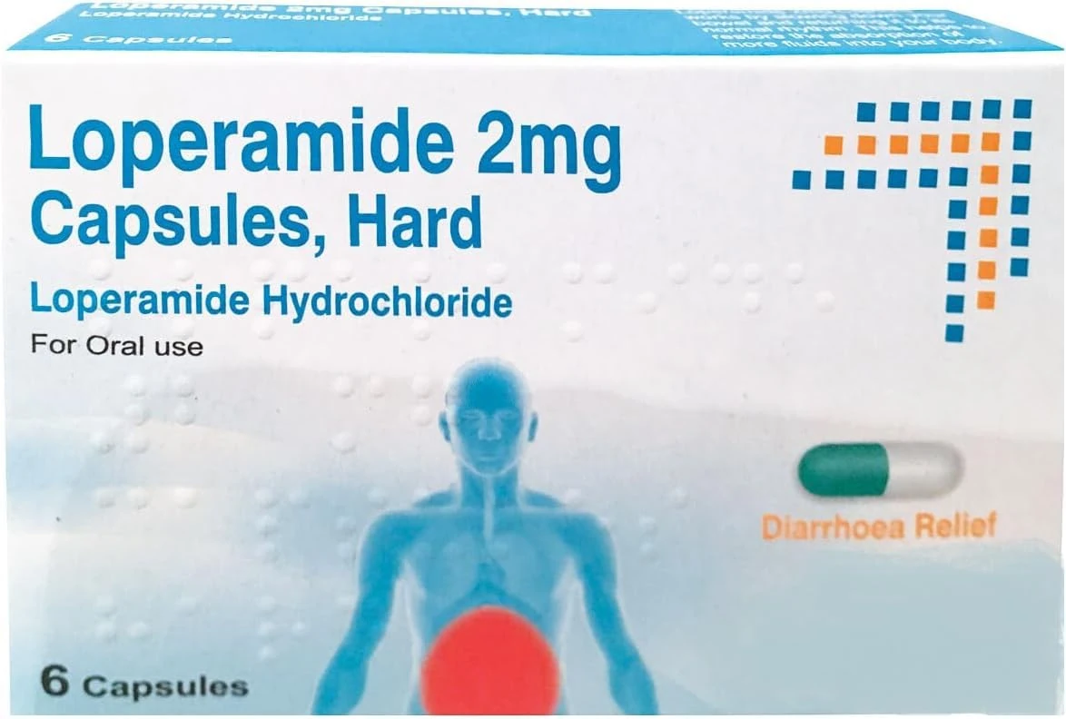 48 Diarrhoea Relief 2mg Capsules Loperamide Hydrochloride Tablets (8x6) - Brands May Vary
