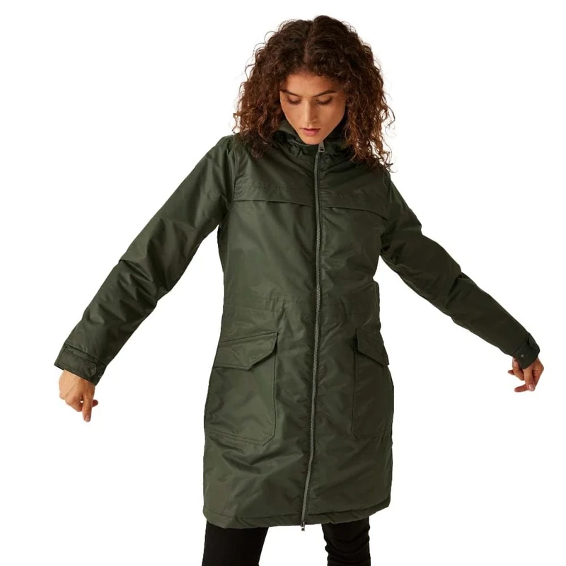 Regatta Womens Romine II Waterproof Parka Jacket Insulated Breathable Winter Coat