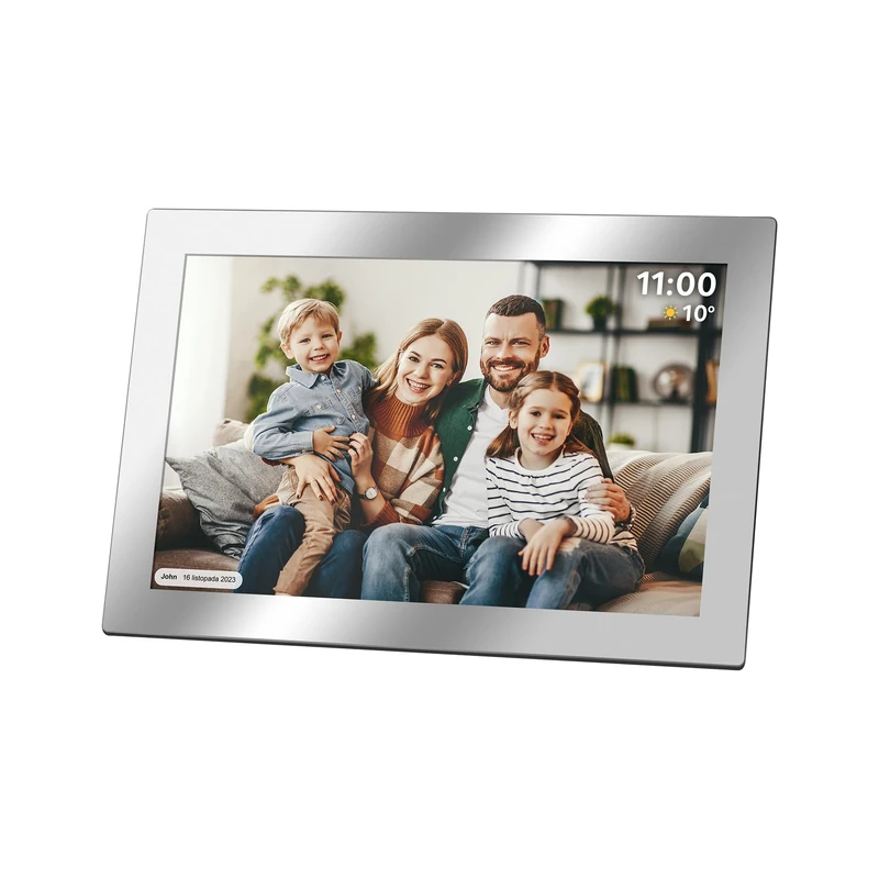 Kruger&Matz Digital Photo Frame FRAMEO 1280 x 800 pixels 10.1" Wi-Fi MicroSD Video Clip Play Timer Weather Mirror Frame KM1101