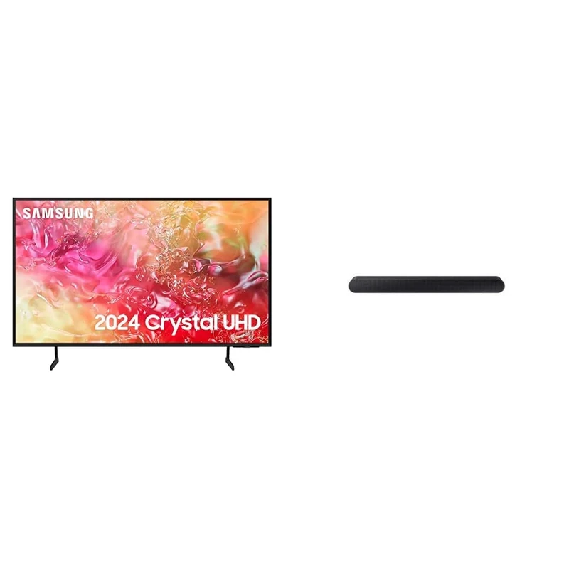 Samsung DU7110 55" Crystal UHD SmartTV UE55DU7110KXXU (2024) S60D 5.0ch Lifestyle All-in-one Soundbar