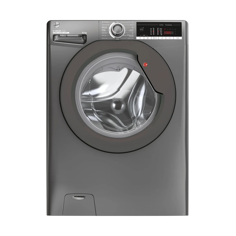 Hoover H-WASH 300 10kg Freestanding Washing Machine, 1400 RPM, B Rated, AC Motor, NFC & IoT App, 15+1 Programmes, Allergy Care Cycle, Graphite, 60x58x85 cm - H3WO4105TARR4-80