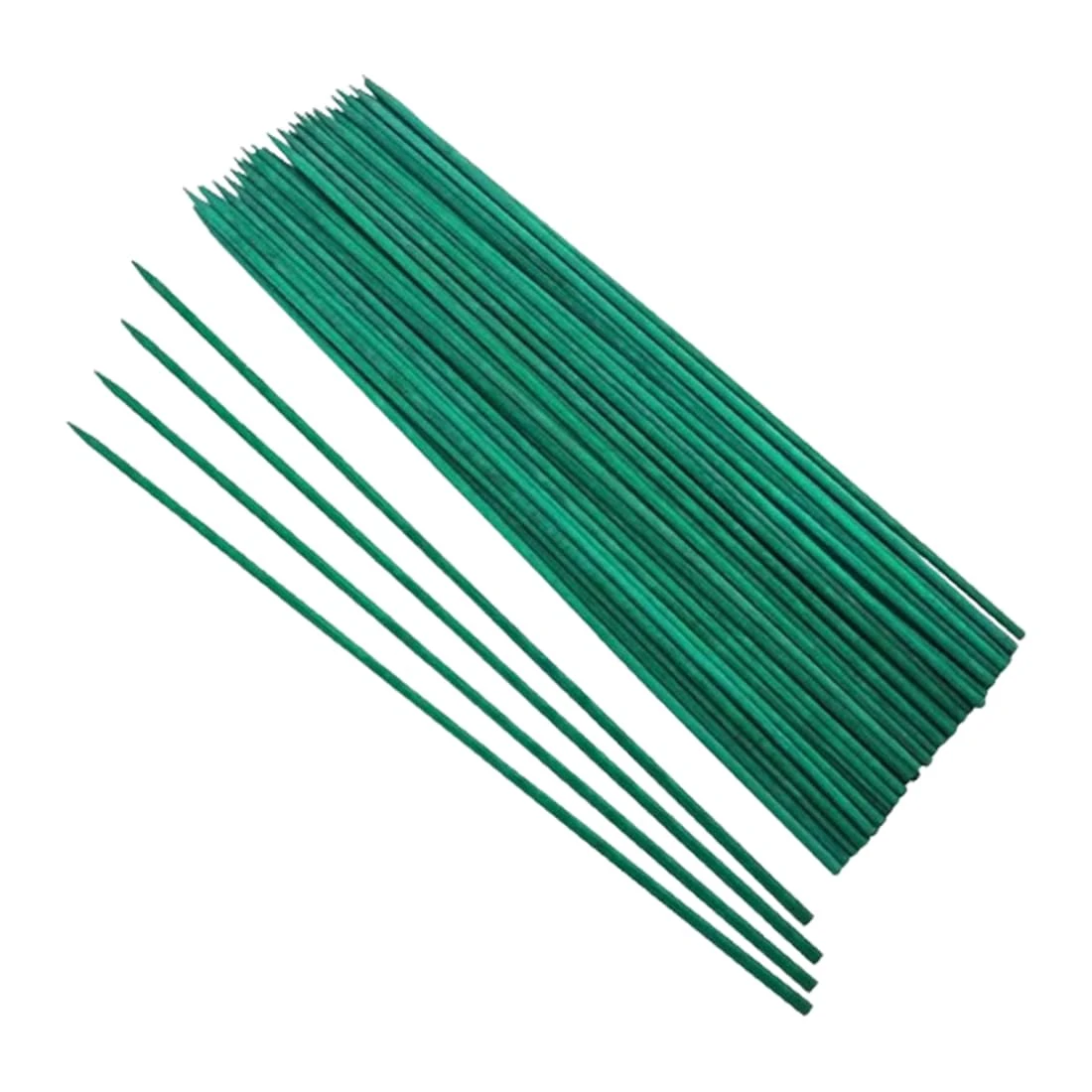 LAWALEISHE 50pcs Plant Support Stick,Plant Root Support Bamboo Wooden Canes, Flower Support Pole, Plant Support Garden Stakes, 30cm Sticks for Straightening and Securing Plant Stems