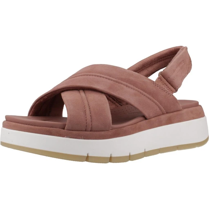 Clarks Tuscan Cross Womens Mauve Suede, 7.5