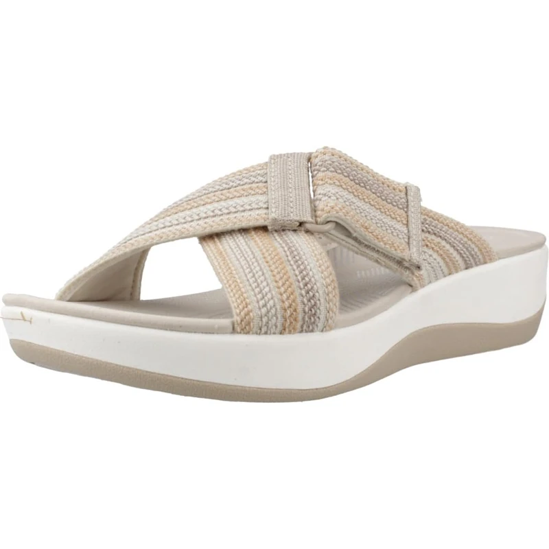 Clarks Arla Wave Womens Beige Combi, 6.5