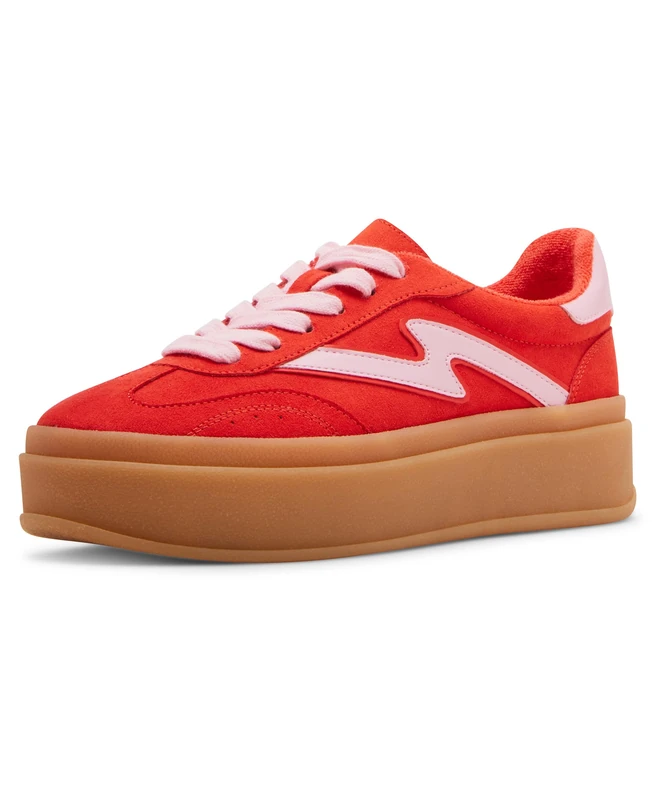 Madden Girl Women's Mightty Sneaker, Coral Multi, 9 UK