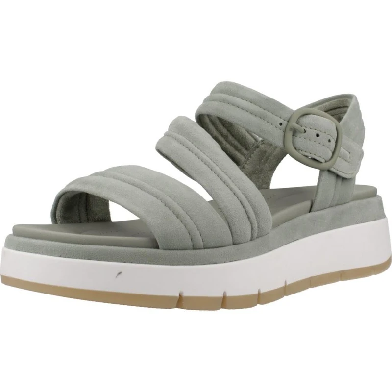 Clarks Tuscan Strap Womens Light Green Sde, 6.5 - Image 1