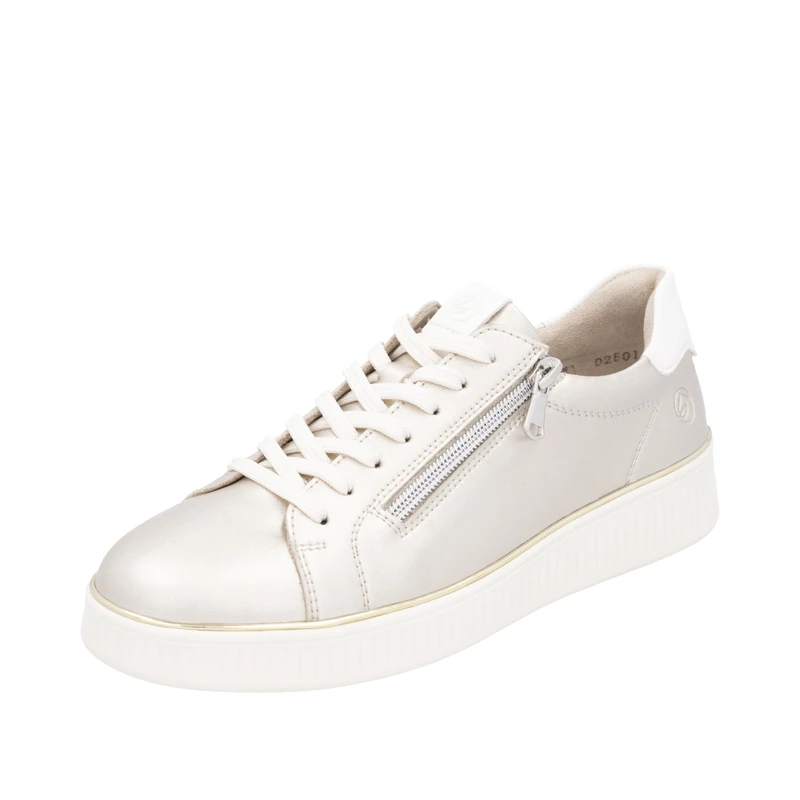 Remonte Women's Low-Top Trainers D2E01, Women's Low Shoes, Loose Insole, Gold 90, 6 UK - Image 1
