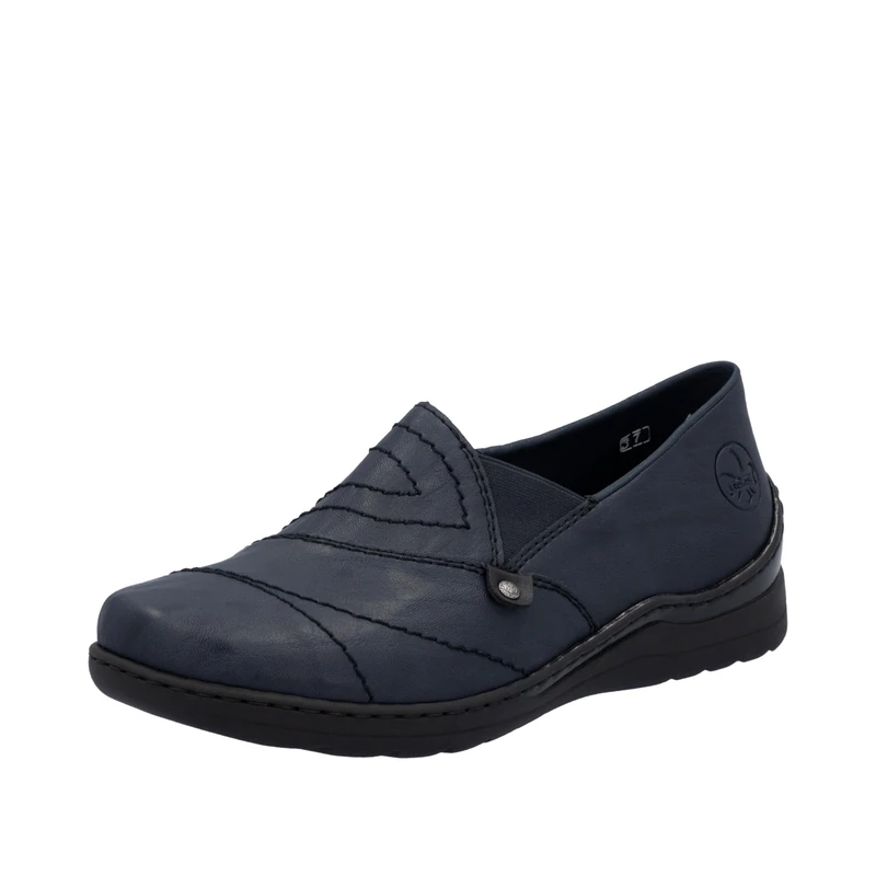 Rieker Women's 48961 Slippers, Blue, 8 UK