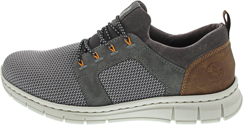 Rieker Slipper Grey, Stone Smoke Almond R, 11 UK