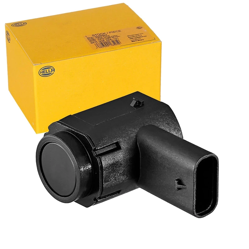HELLA 6PX 358 270-751 Sensor, park distance control - 3-pin connector - mounting - Paintable