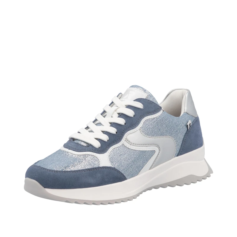 Rieker Women's W1307 Low Trainers, Blue 14, 5 UK