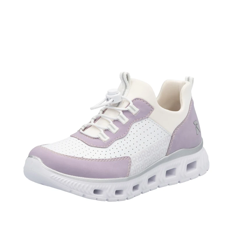 Rieker Women's M6067 Low Trainers, White 30, 5 UK