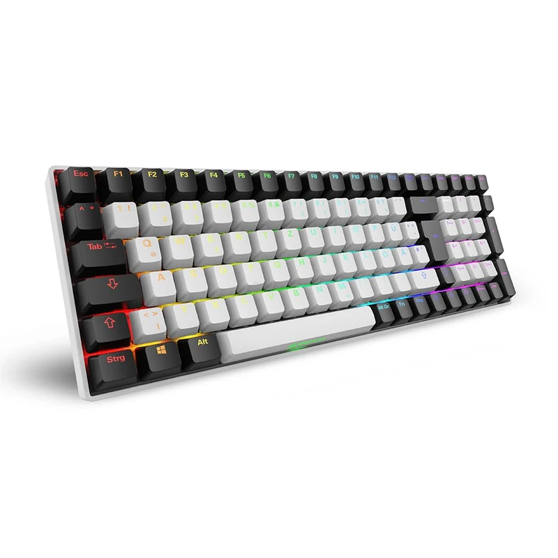 Sharkoon SGK50 S2 White,RGB, Gateron Brown