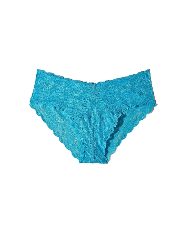 Cosabella Women's Say Never Extended Hottie Hotpant Boy Short Panties, Constance Blue, 2X