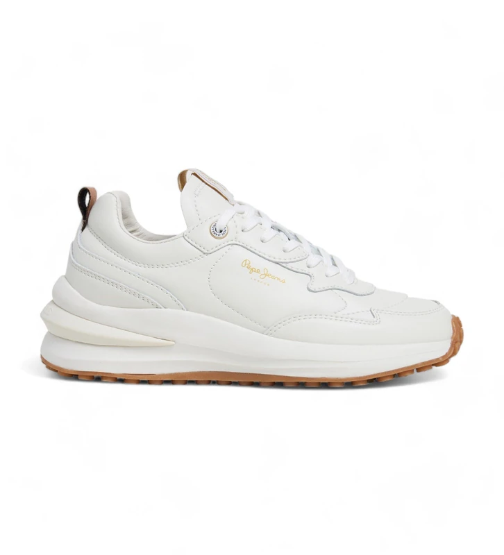 Pepe Jeans Women's Winslow Action W Sneak, White(Factory White), 3