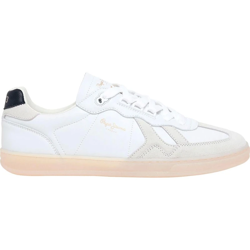 Pepe Jeans Men's Ball Club M Sneak, White, 10 UK