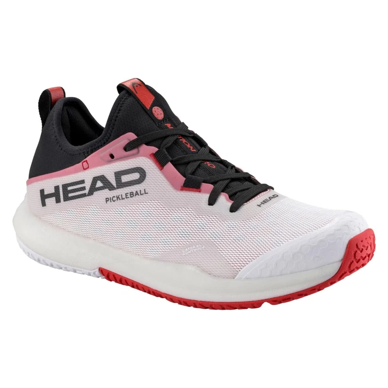HEAD Men's Motion Pro Pickleball Shoe, White/Red, 8.5 UK - Image 1