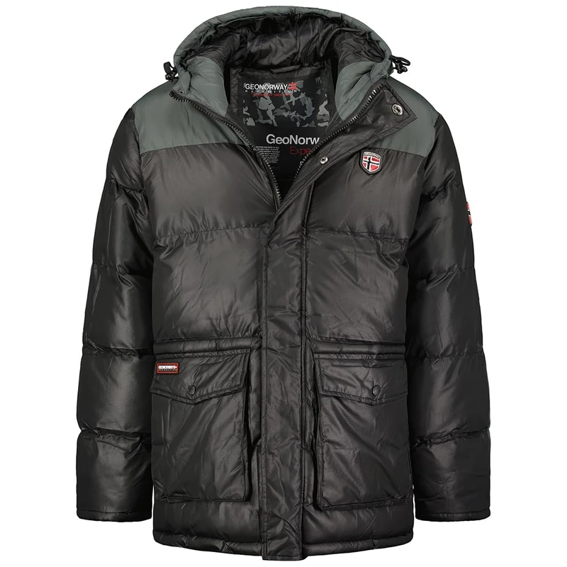 Geographical Norway Men's Cisar Parka, Noir, XL