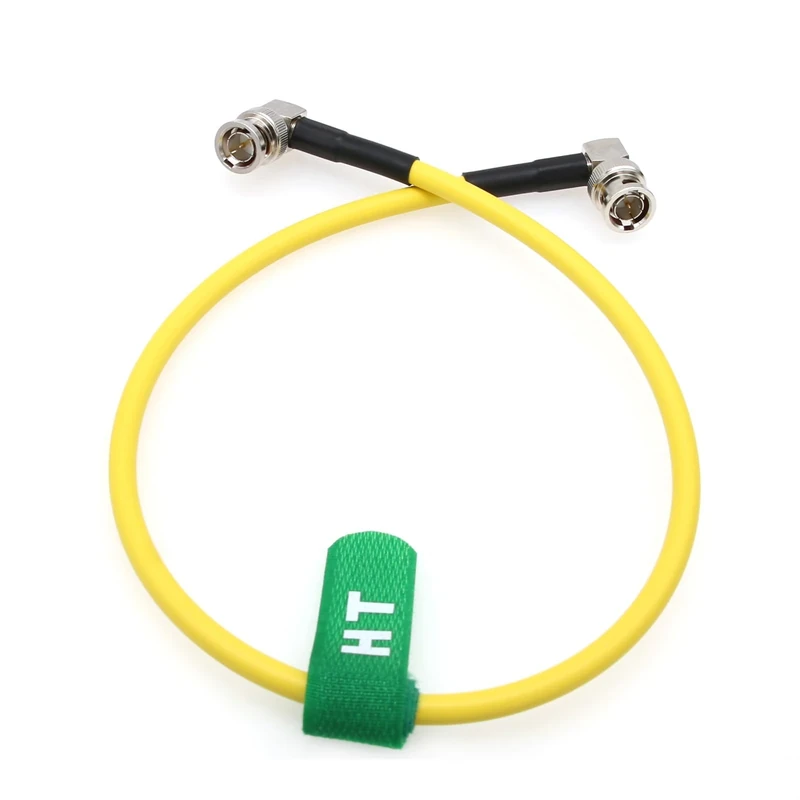 HangTon 12G 4K 30p SDI Coaxial Video Cable BNC to BNC Canare LV-61S 75 ohm for ARRI Alexa 35 RED Komodo Blackmagic Sony FS7 FX9 FX6 Camera SmallHD Atomos Monitor 10m Yellow