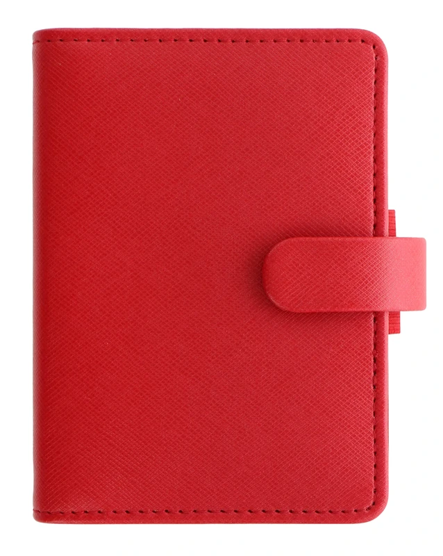 Filofax Mini Saffiano organiser - poppy