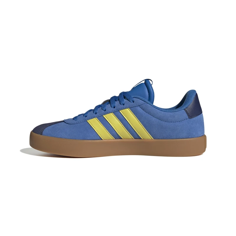 adidas Men's VL Court 3.0 Shoes, Bright Royal/Pure Sulfur/Dark Blue, 5.5 UK