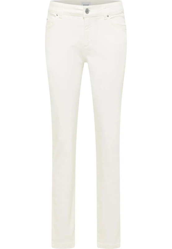 MUSTANG Women's Style Crosby Relaxed Slim Jeans, Whisper White 2013, 27W x 30L