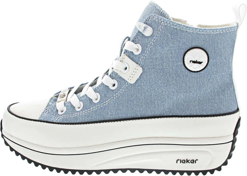 Rieker Women's 90010 Trainers, Blue 10, 40 EU