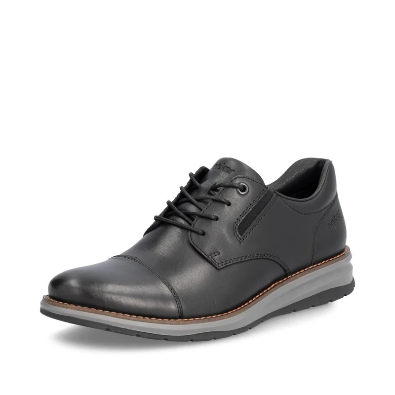 Rieker Men's 04501 Lace-Up Shoes, Black 00, 41 EU
