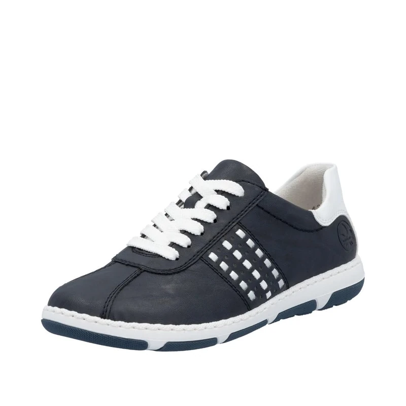 Rieker Women's Low Shoes, Blue, 8 UK