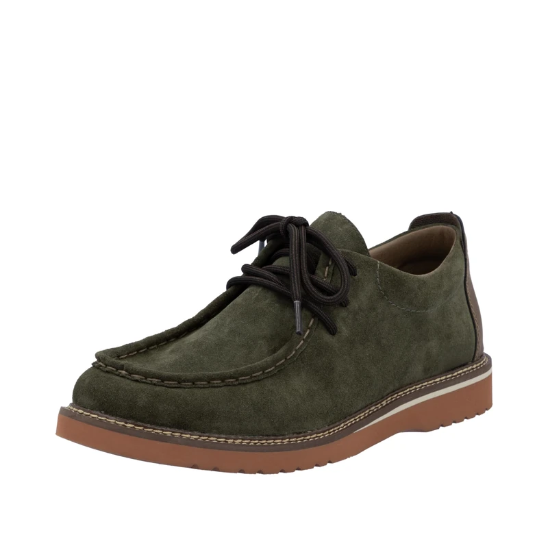 Rieker Men's 4502 Lace-Up Shoes, Green 54, 40 EU