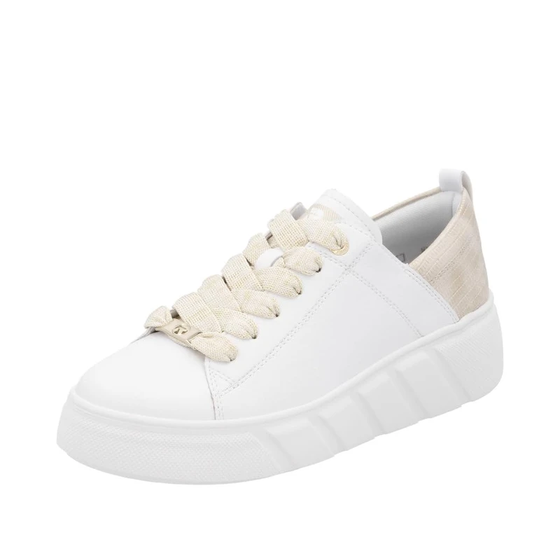 Rieker Trainers White, White Shell White, 3.5 UK
