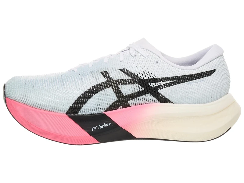 ASICS Unisex METASPEED Edge+ Running Shoes, 12.5, Island Blue/Orange POP, Light Blue/Black, 6 Women/4.5 Men - Image 1