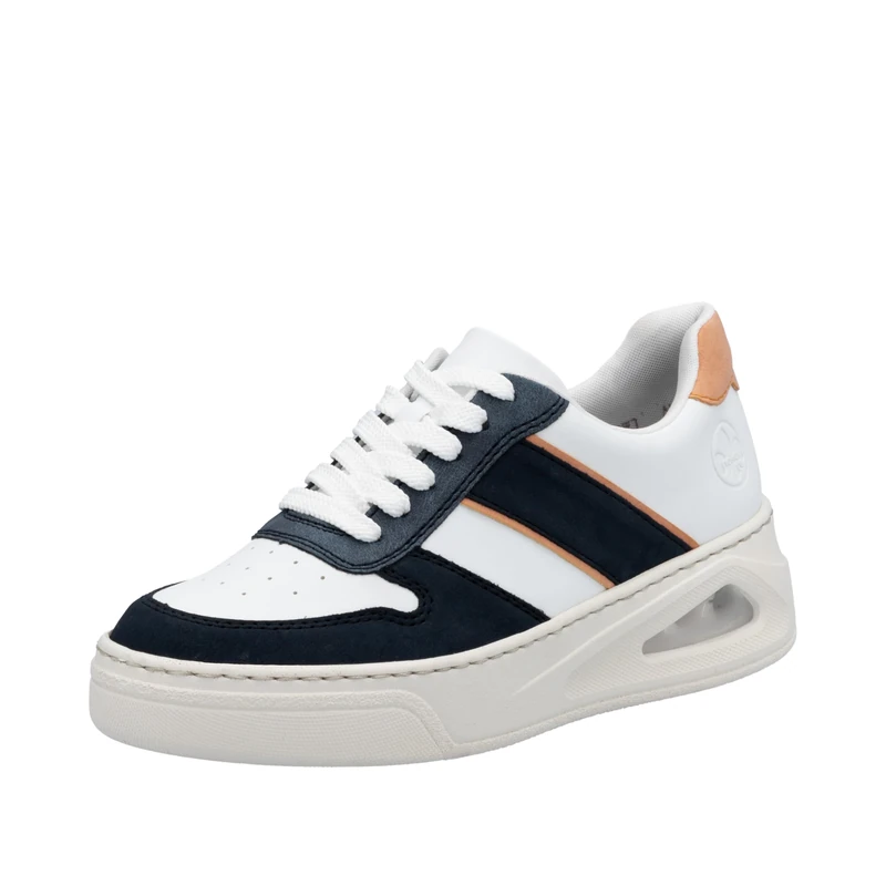 Rieker Women's N6410 Low Trainers, White 80, 7.5 UK - Image 1