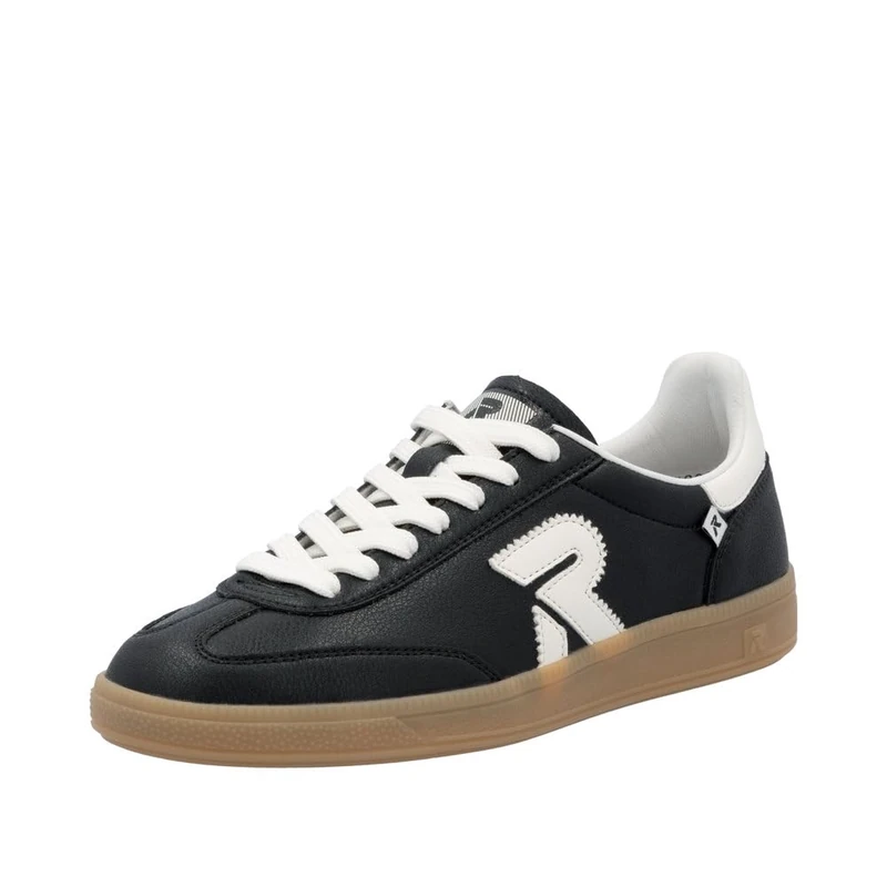 Rieker Women's Lace-Up Shoes in White, Black, 3.5 UK - Image 1