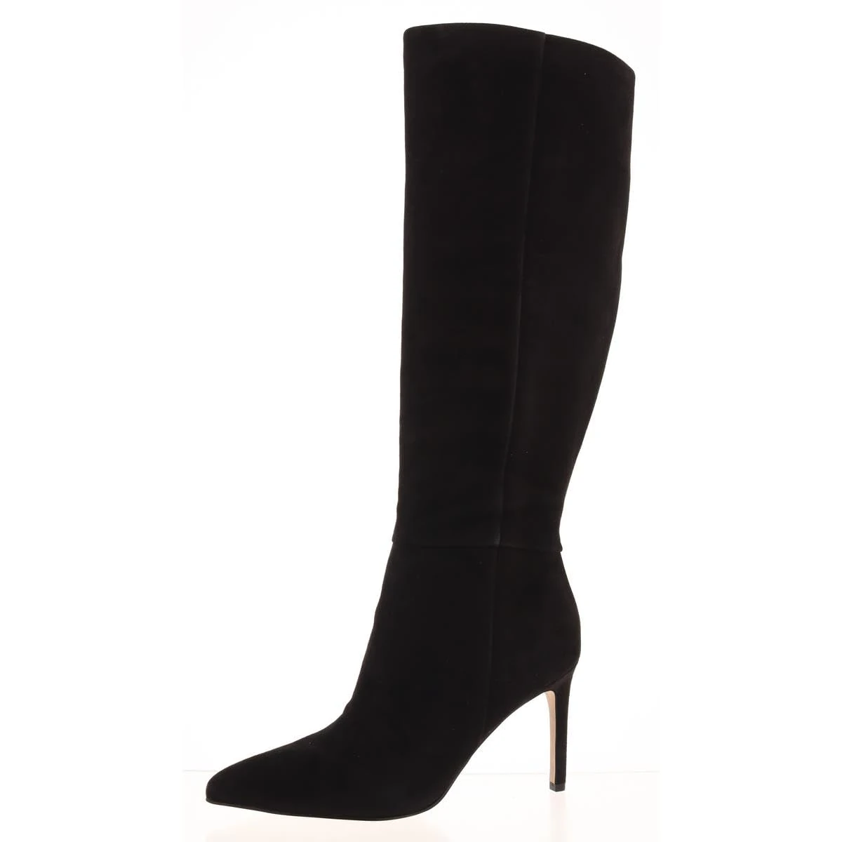 Nine West Women's Richy Knee High Boot, Black Suede 009, 6 UK