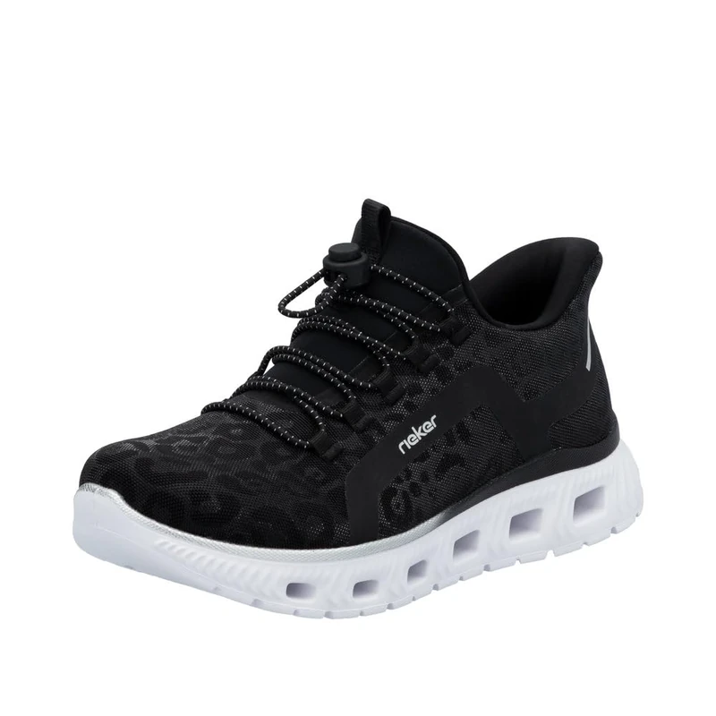 Rieker Women's Lace-Up Shoes in Black, Black (Black 01), 5 UK - Image 1