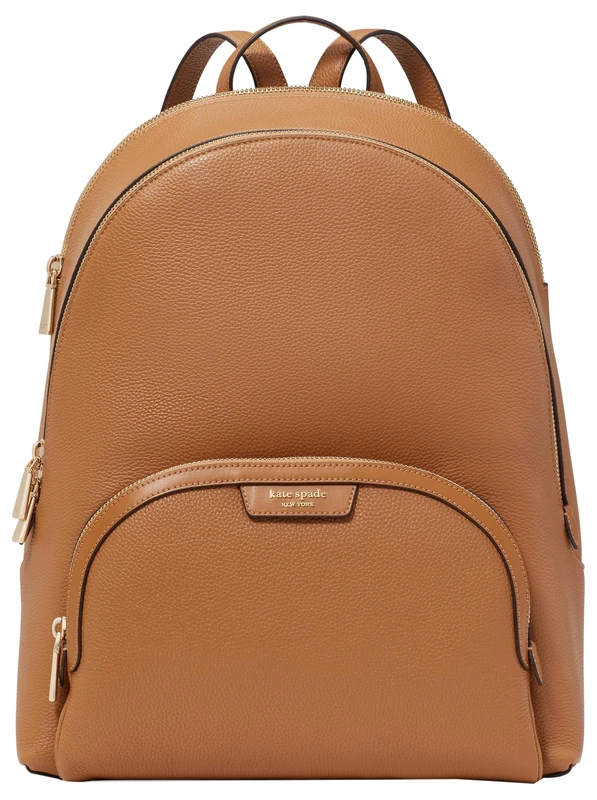 Kate Spade New York Women's Hudson Pebbled Leather Large Backpack, Bungalow, One Size