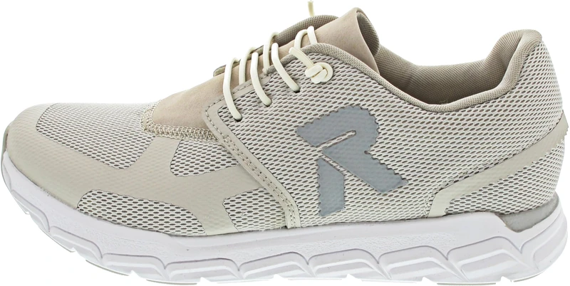 Rieker Low Trainers, White, Beige, 8 UK