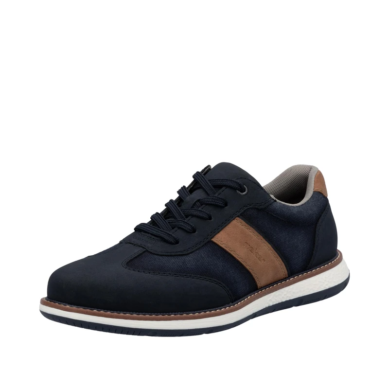 Rieker Men's 04400 Low Trainers, Blue, 6.5 UK