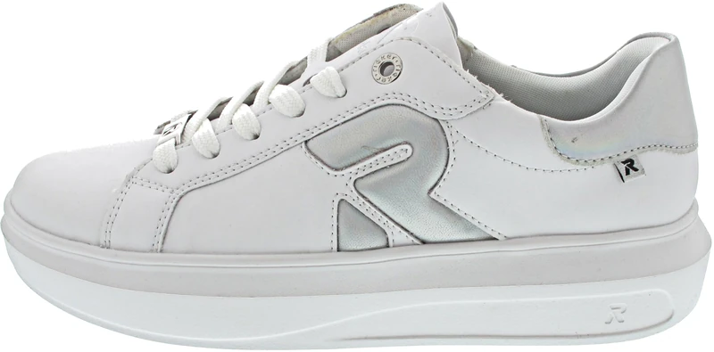 Rieker Women's W1204 Low Trainers, White 82, 4 UK