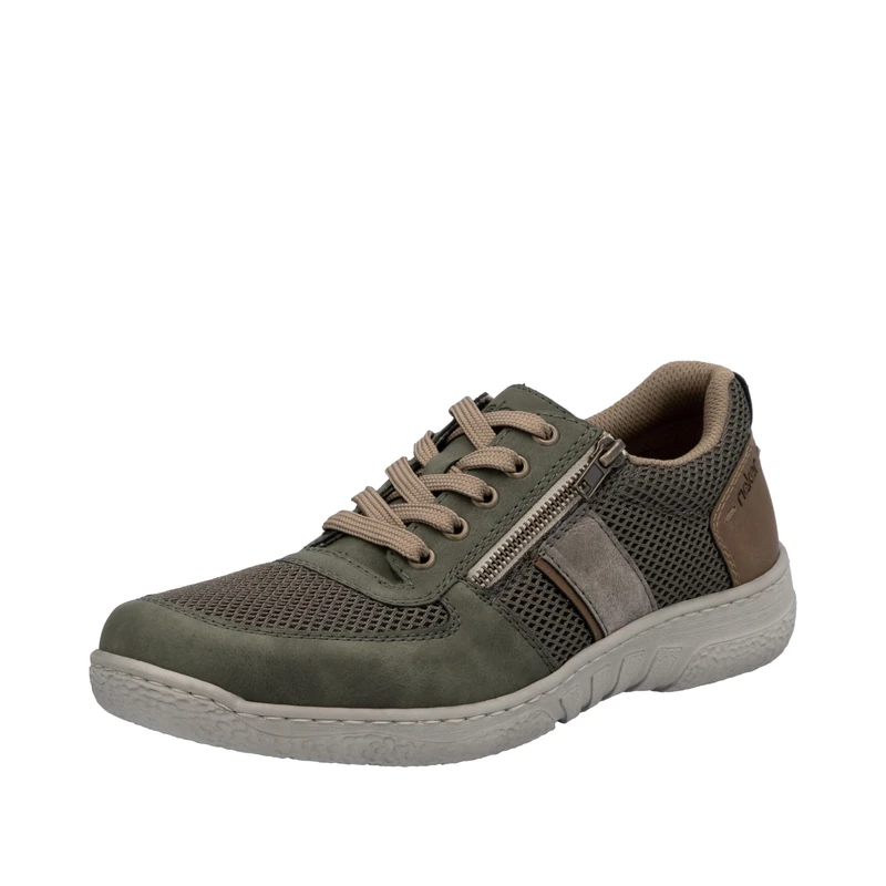 Rieker Men's 03500 Lace Up Shoes, Green, 9.5 UK