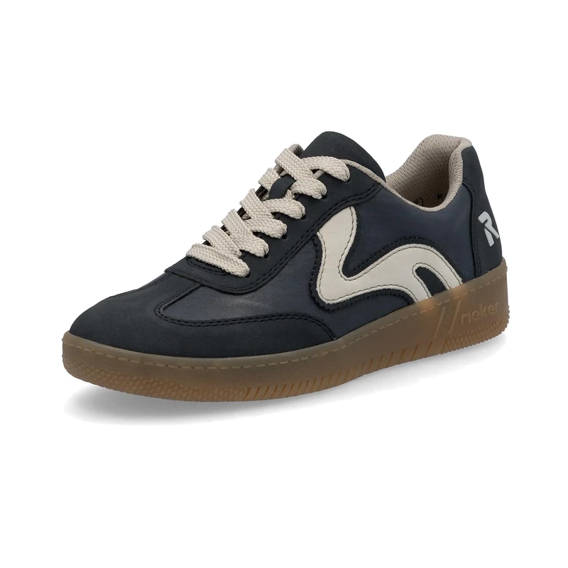 Rieker Low Trainers, White, Blue 15, 5 UK