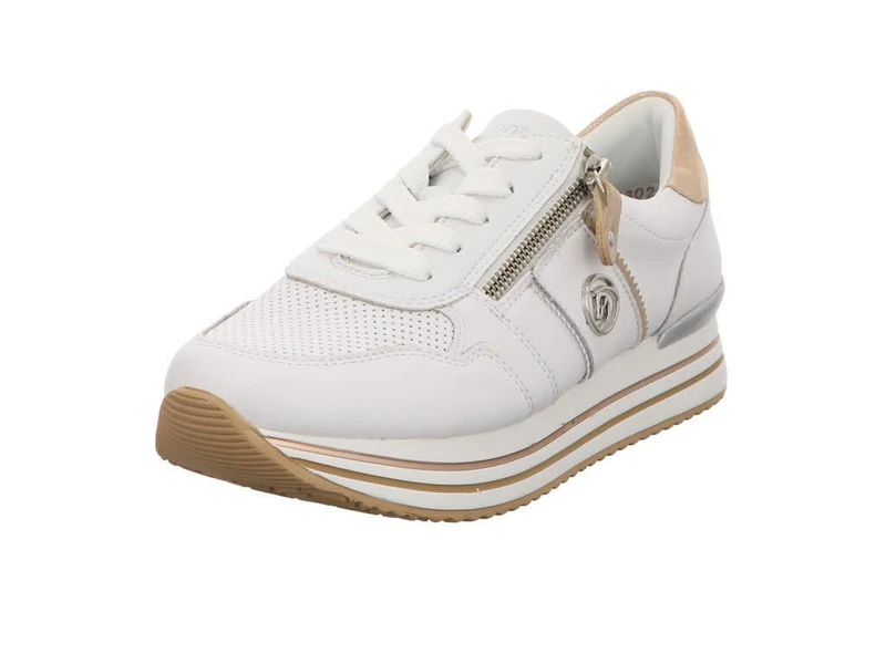 Remonte Women's D1327 Low Trainers, White 81, 3.5 UK