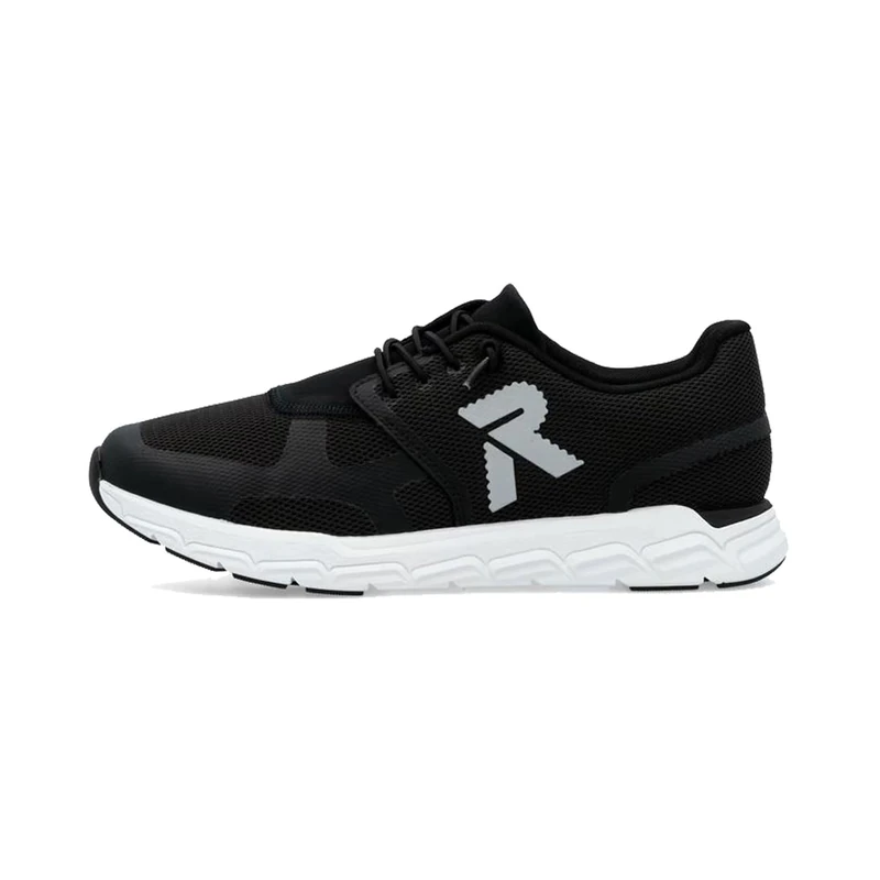 Rieker Low Trainers, White, Black, 8 UK