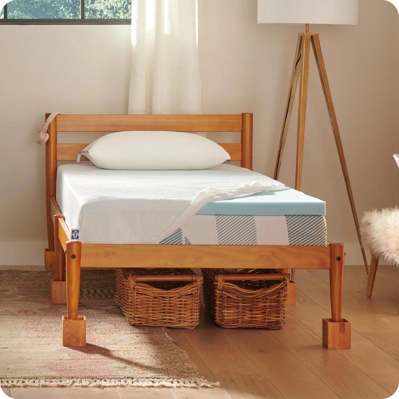 Sealy Dreamlife 2” Gel Memory Foam Mattress Topper with Cooling Cover, Queen