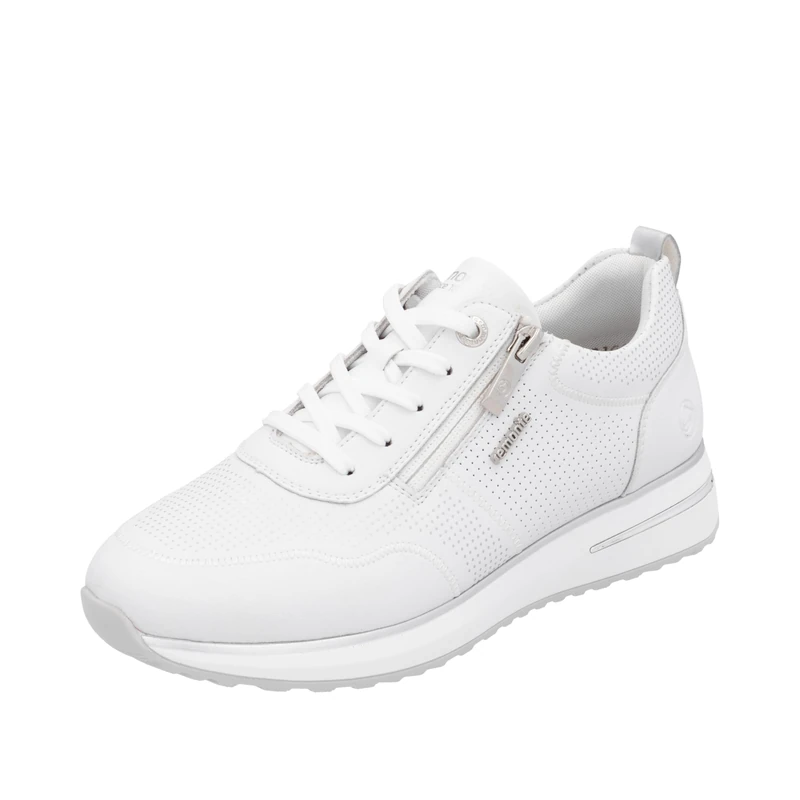 Remonte Women's D1g09 Low Trainers, White 80, 41 EU