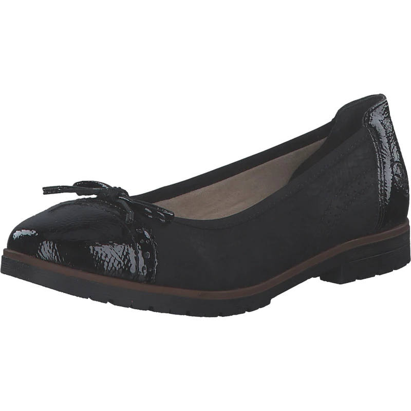 Rieker Women's 45358 Ballet Flats, Black 00, 3.5 UK
