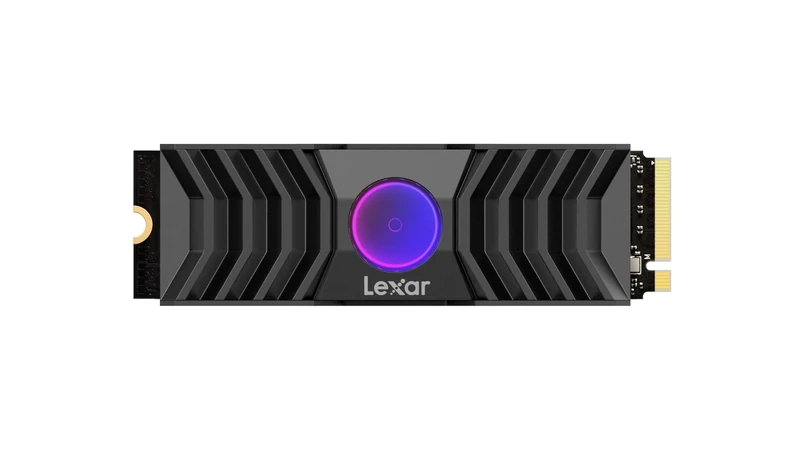 Lexar NM10900 Internal Solid State Drive with PCIe Gen5x4 NVMe M.2 2280 Heatsink, Up to 12000/11000MB/s Read/Write, Gaming, Photography, Editing and Video Design, Black